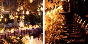 Lights give great ambiance.